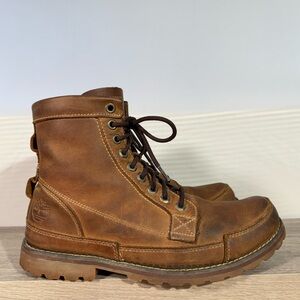 Timberland Earthkeepers Original 6-Inch Men’s Boots Size 9.5 Brown Leather 15551